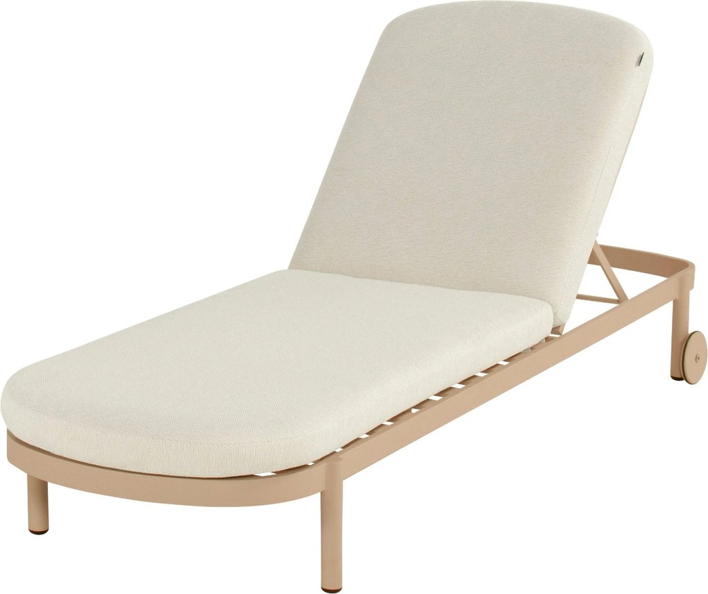 Hartman Palma Lounger Cappuccino Aluminium Taupe