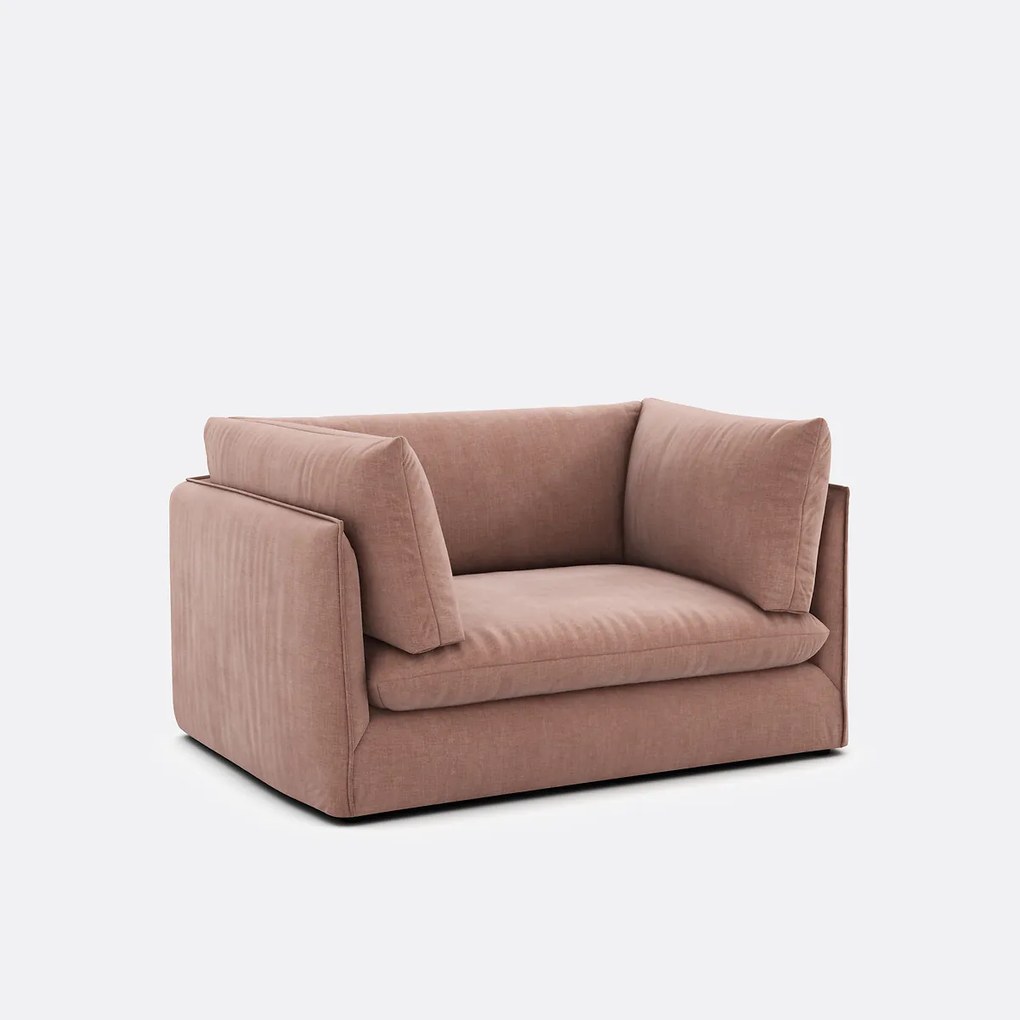 XL fauteuil in structuurstof, Malo