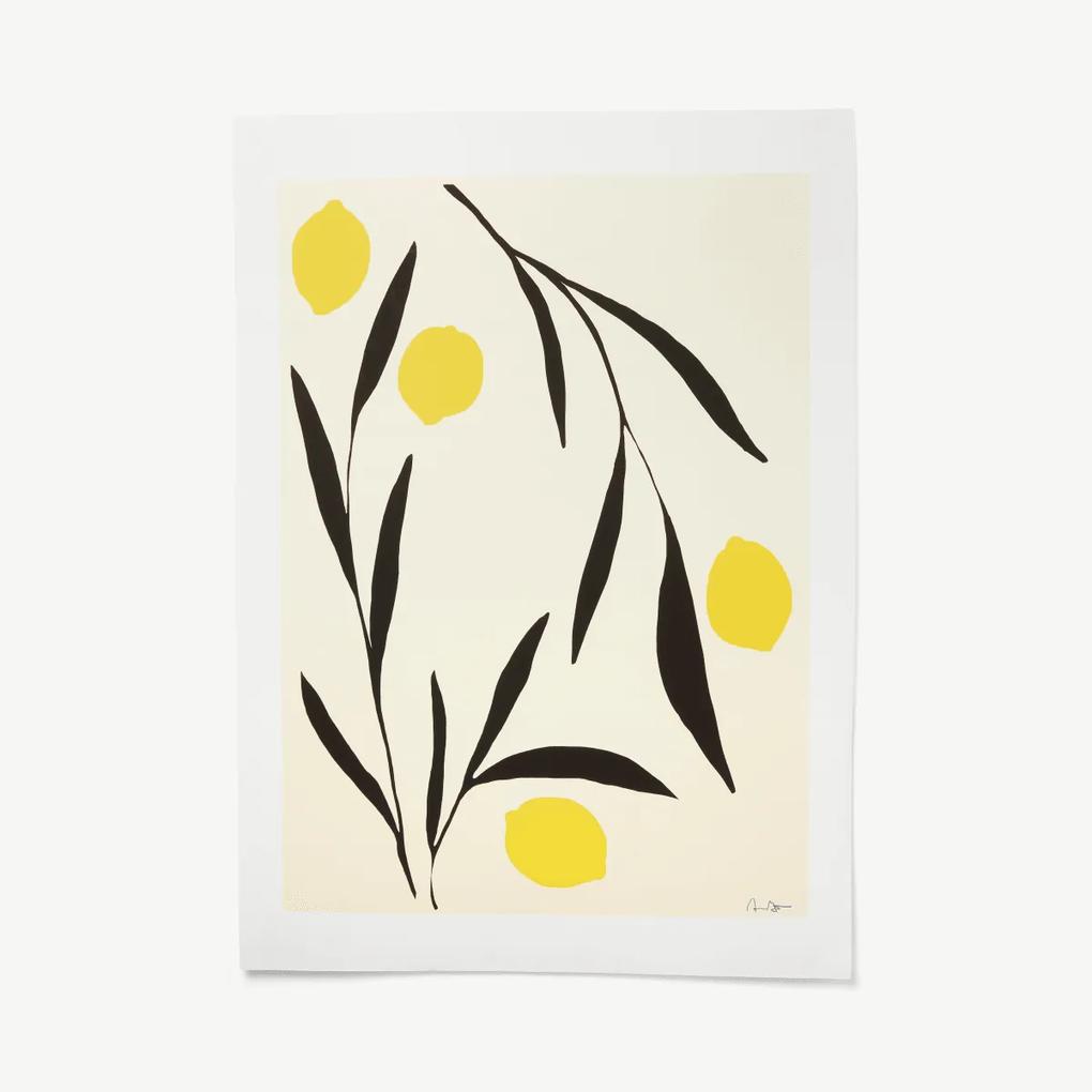 Lemon door Anna Moerner, print, 50 x 70 cm