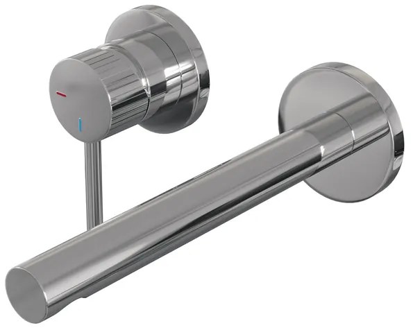 BRAUER Stripe Inbouw Wastafelmengkraan - rechte uitloop en rozetten - model A2 - chroom 5-CE-335