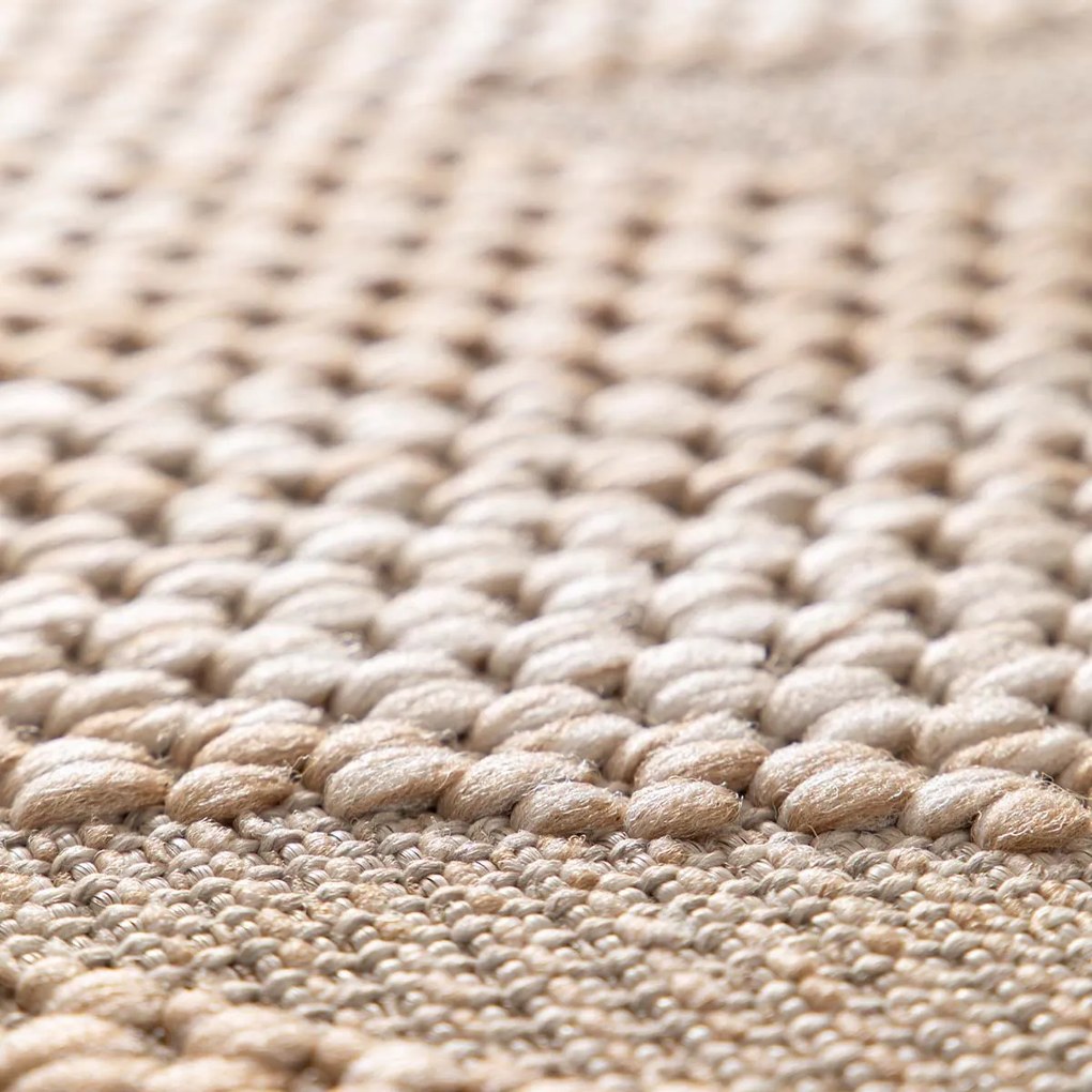 Garden Impressions Buitenkleed Ø160 cm - leaf taupe