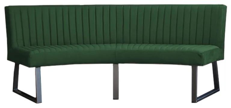 Eetkamerbank - Hengelo - geschikt voor ovale tafel 240 cm - stof Element groen 12