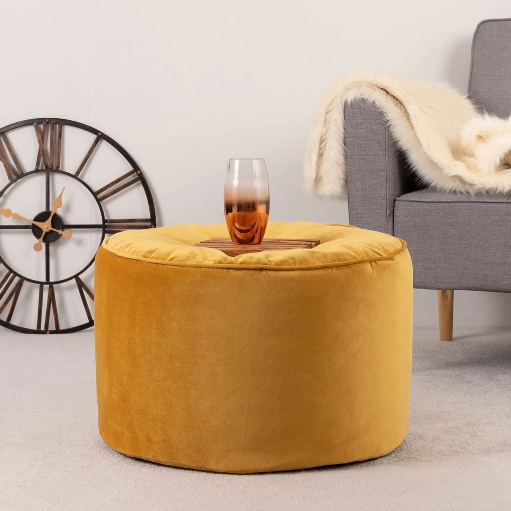 Milano Velvet Bean Bag Pouffe
