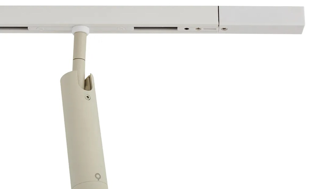 Modern railsysteem met 6 Spot / Opbouwspot / Plafondspots beige met wit 1-fase - Slimline Uzzy G9 Binnenverlichting Lamp