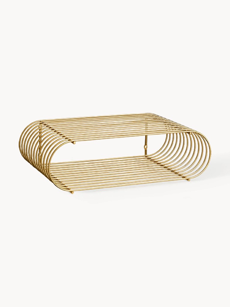 Metalen wandrek Curva, B 40 cm