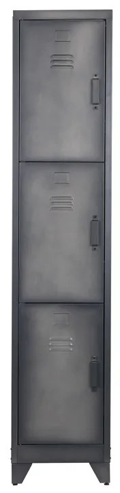 Woood Cas Smalle Lockerkast 3-deurs - 38x45.5x180cm.