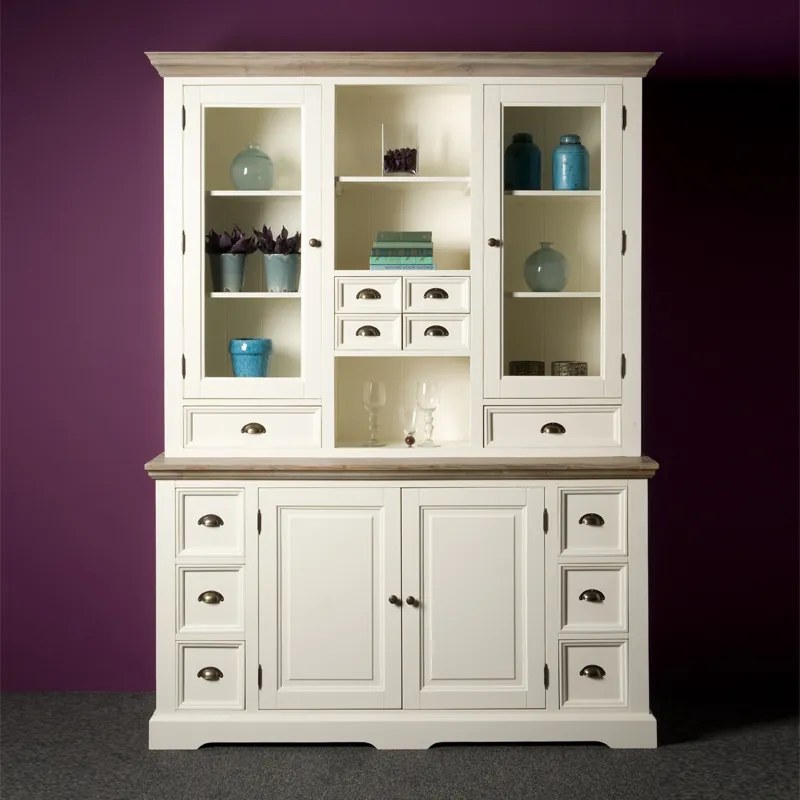 Buffetkast Romantisch Wit M - 164x50x220cm.