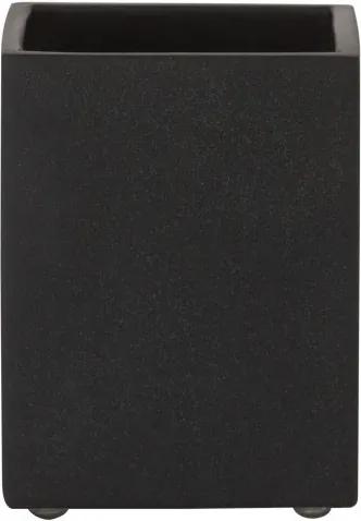 Beker Sealskin Cura Polyresin Zwart 6.5x7x9.3cm