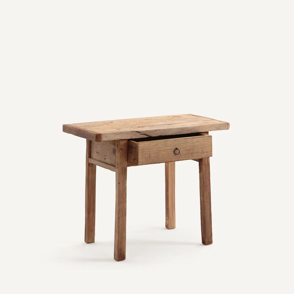 Kaptafel in massief iepenhout, Sumiko