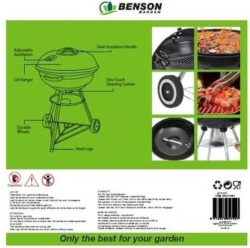 Benson BBQ bol grootø 44 x 70 cm
