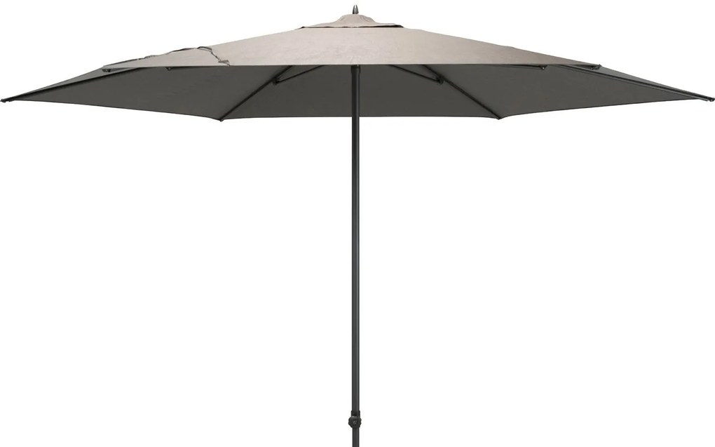 4 Seasons Outdoor Azzurro Parasol met taupe doek Ø 350 cm  Parasol    taupe weerbestendig