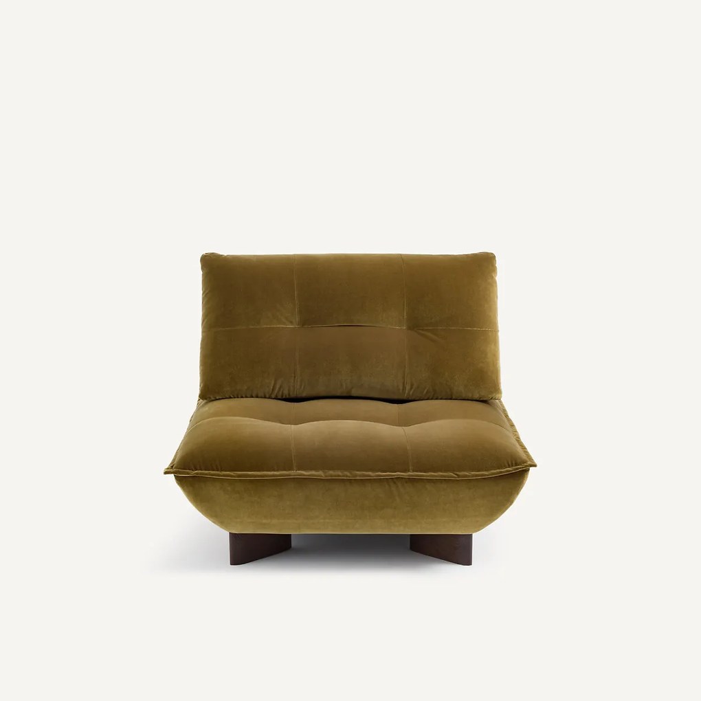 Modulaire fauteuil in fluweel, KAORI