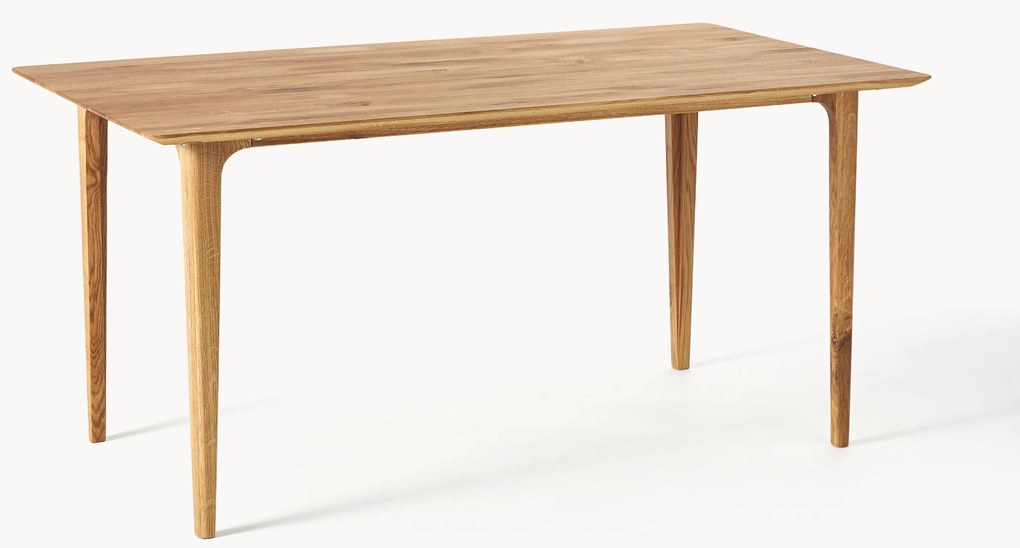 Eettafel Archie van eikenhout, in verschillende formaten