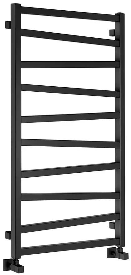 Sapho Zig badkamerradiator 60x110cm mat zwart