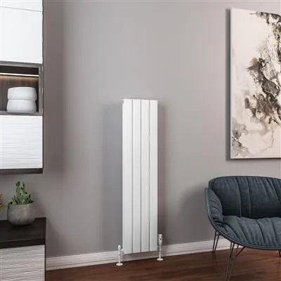 Eastbrook Hadleigh radiator 30x120cm aluminium 779W wit mat