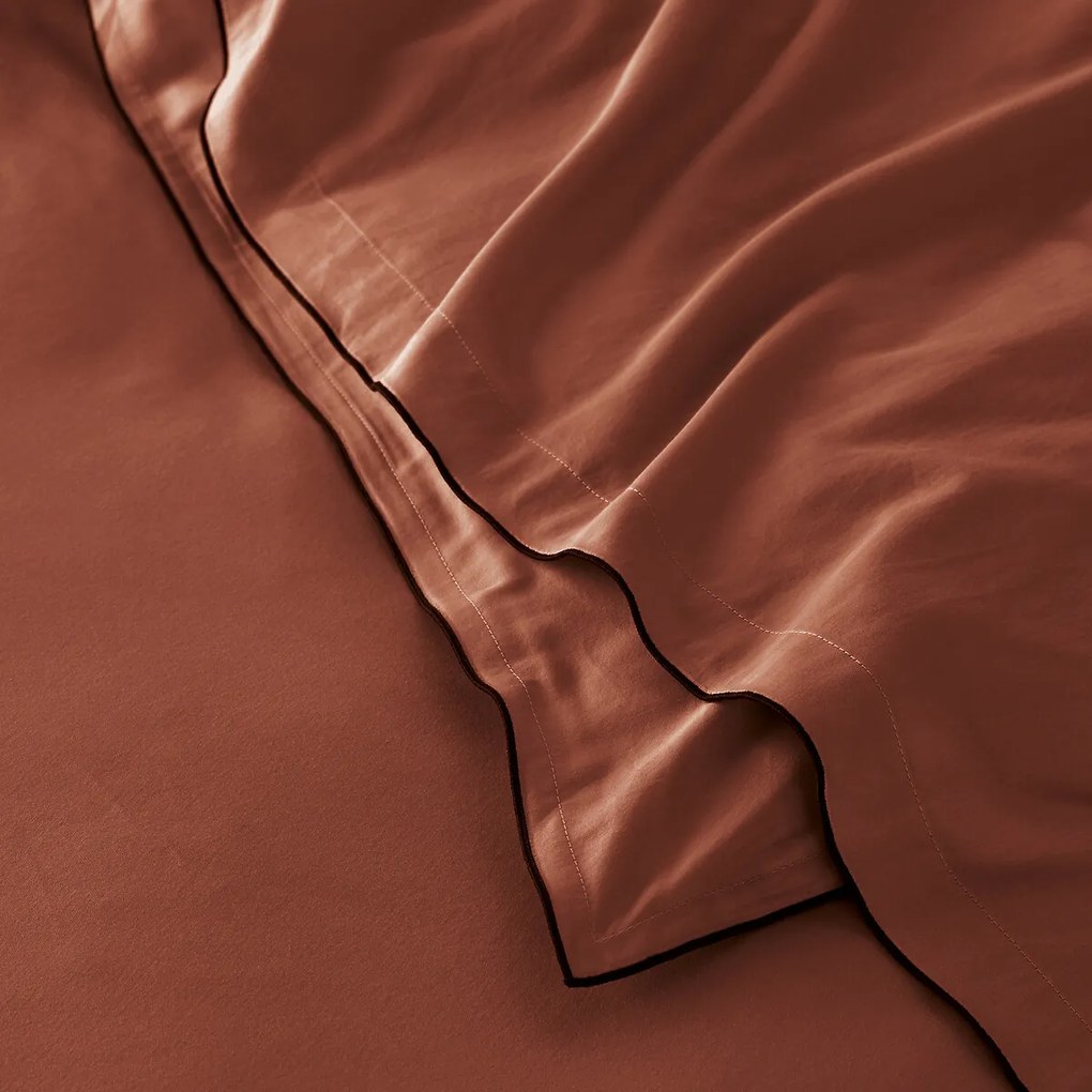 Dekbedovertrek van gewassen katoensatijn, 118 draden, Victor uni