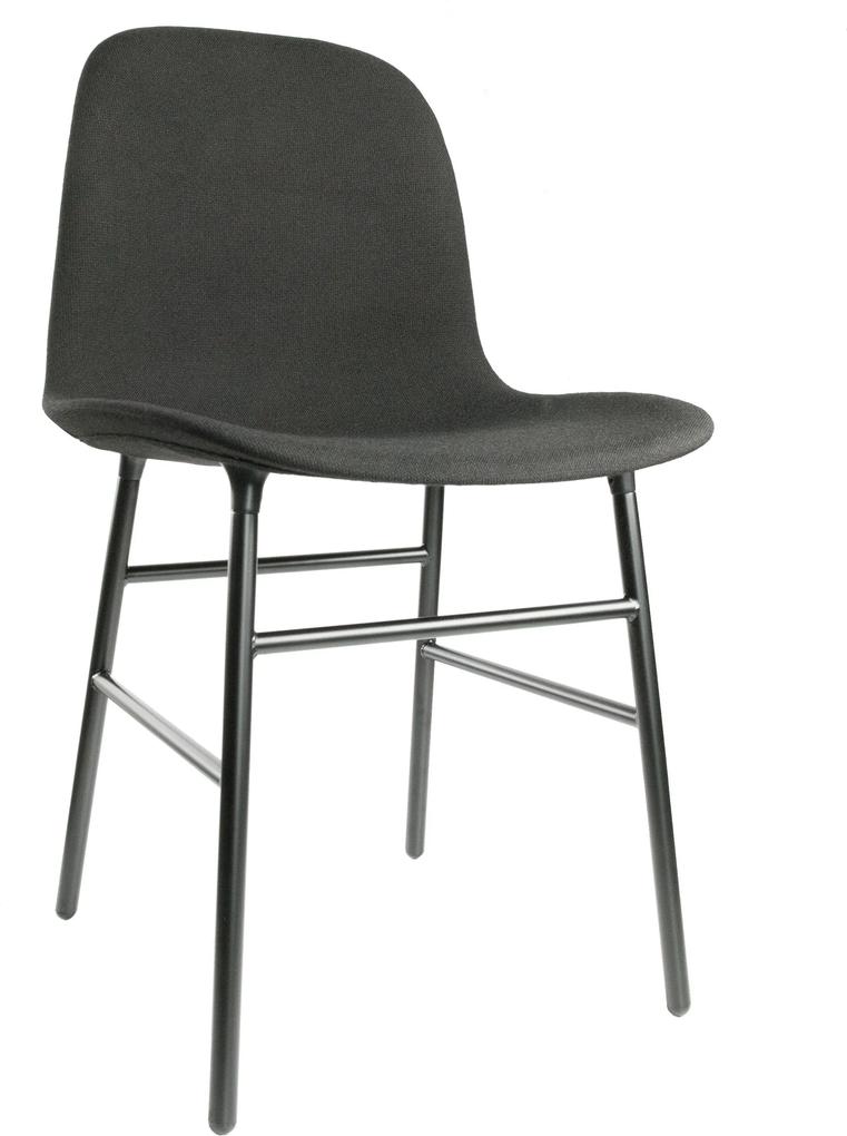 Normann Copenhagen Form Chair gestoffeerde stoel met stalen onderstel Fame 60999