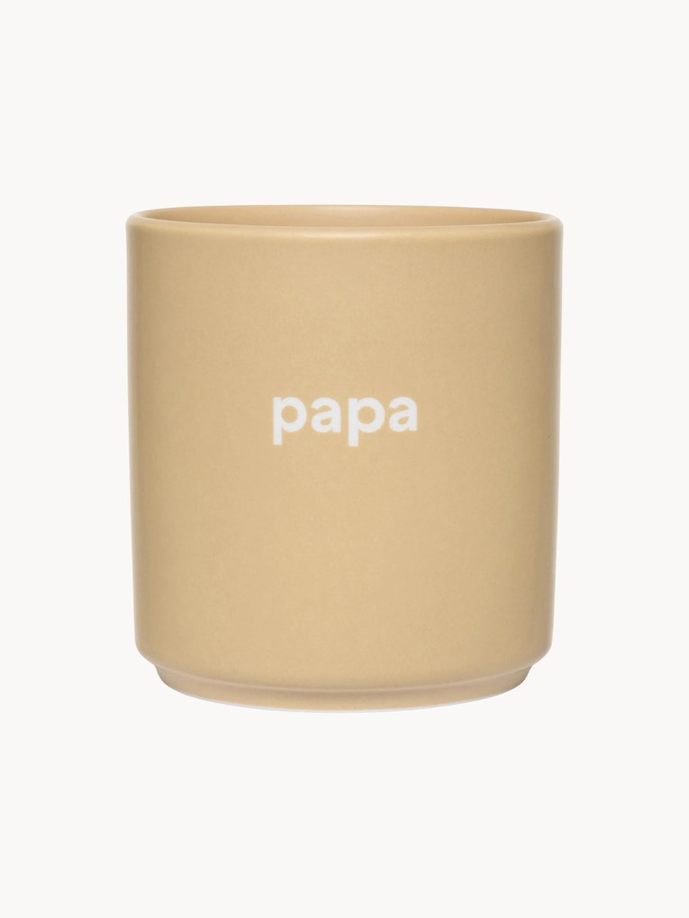 Design beker Favourite PAPA met opschrift