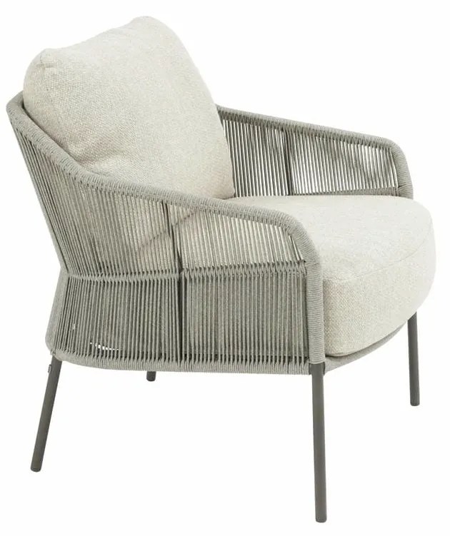 Taste by 4 Seasons Florence low dining set terre met Sarah tafel 130 cm Tuinstoel bruin weerbestendig