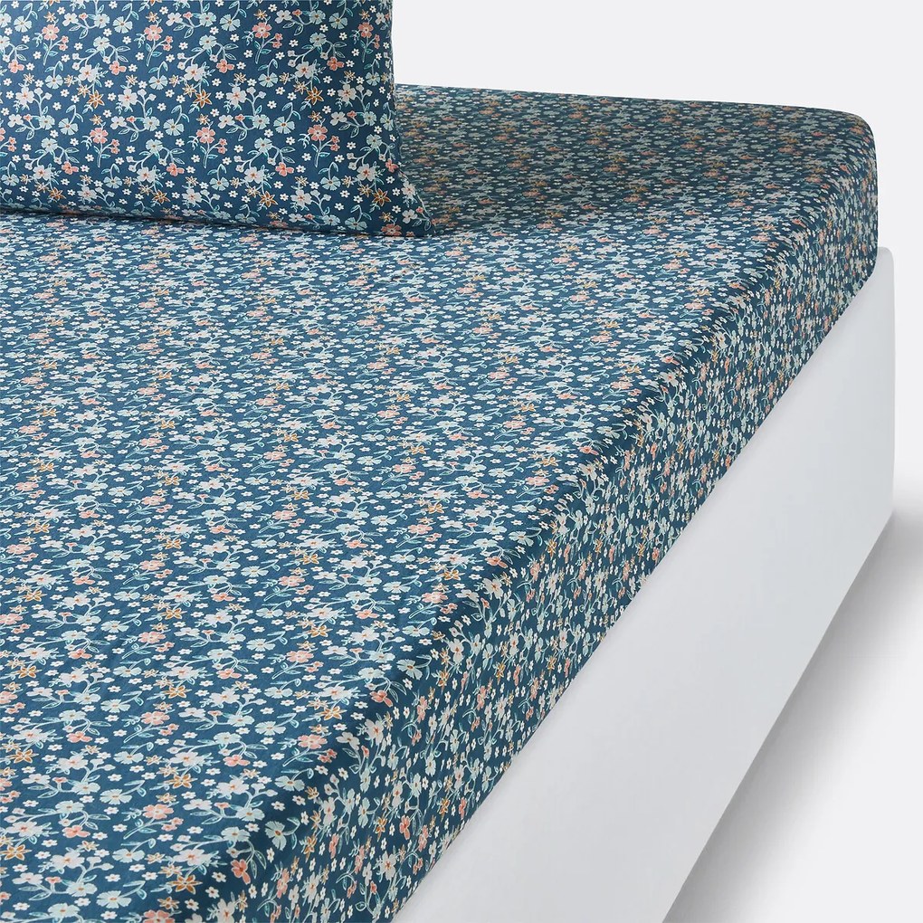 Hoeslaken in gewassen katoen, Jane