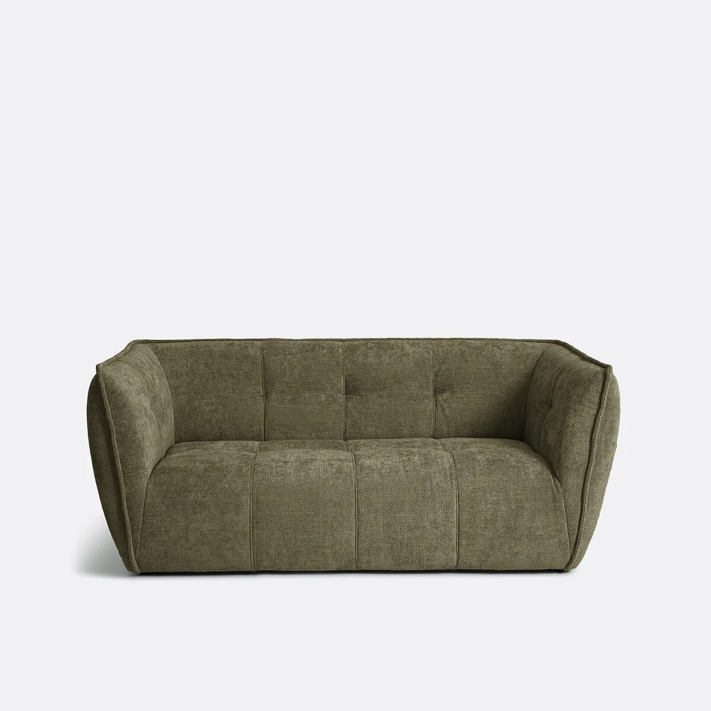 2-zitsbank in gekruist geweven chenille, SIMONE