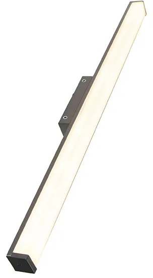 Moderne badkamer wandlamp zwart 92 cm IP44 - Cascada