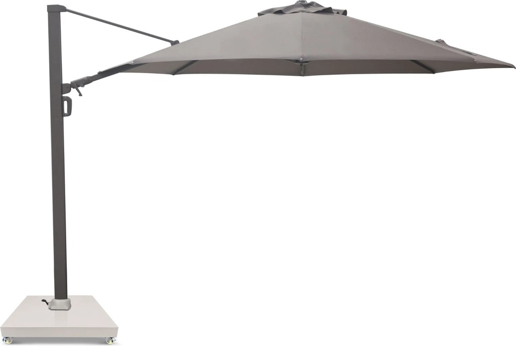 Zweefparasol  3.5m S2 Excellent (excl. voet) Taupe-naturel-bruin Camello Luna