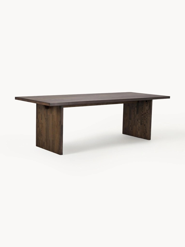 Eettafel Emmett van eikenhout, 240 x 95 cm