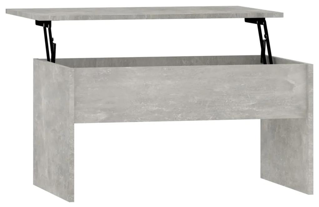 vidaXL Salontafel 80x50,5x41,5 cm bewerkt hout betongrijs