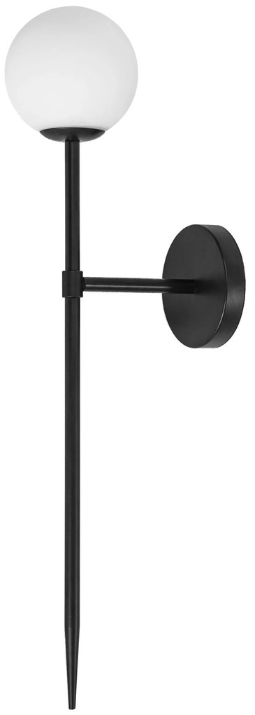 Wandlamp zwart modern 52cm APP577-1W