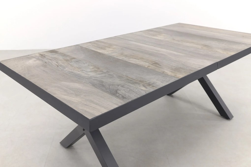 Hartman Napoli/Ottowa 205-265x100 cm. - 7-delige stapelbare tuinset