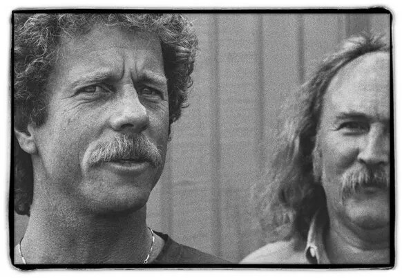 Foto Chris Hillman and David Crosby, Nashville, USA, 1990, Messer, Alan