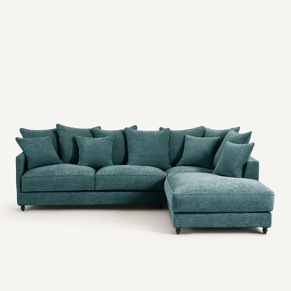 Hoekslaapbank van gerecycled polyester, Lazare