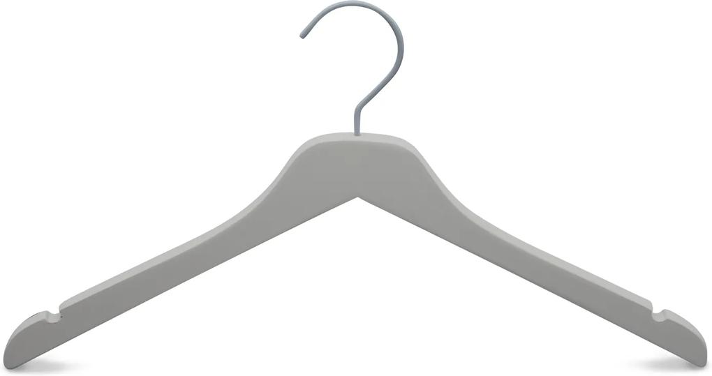 YourHanger stijlvolle (met rubber bekleed) scandinavian grijze kledinghangers