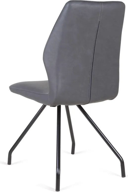 Eetkamerstoel - Apollo - leer Vintage zwart