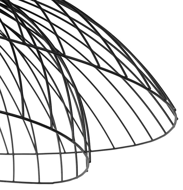 Design plafondlamp zwart 66 cm - Pua Design E27 rond Binnenverlichting Lamp