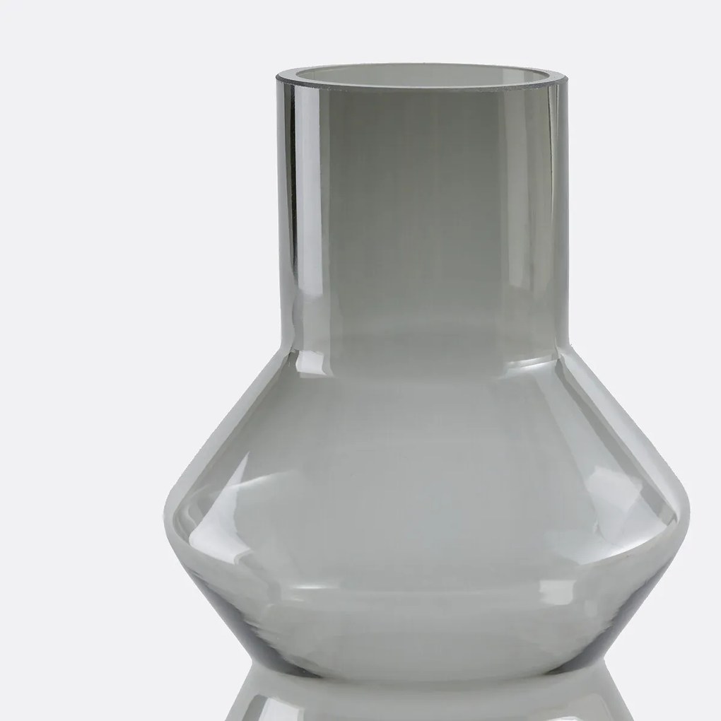 Vaas in glas H27 cm, Chably