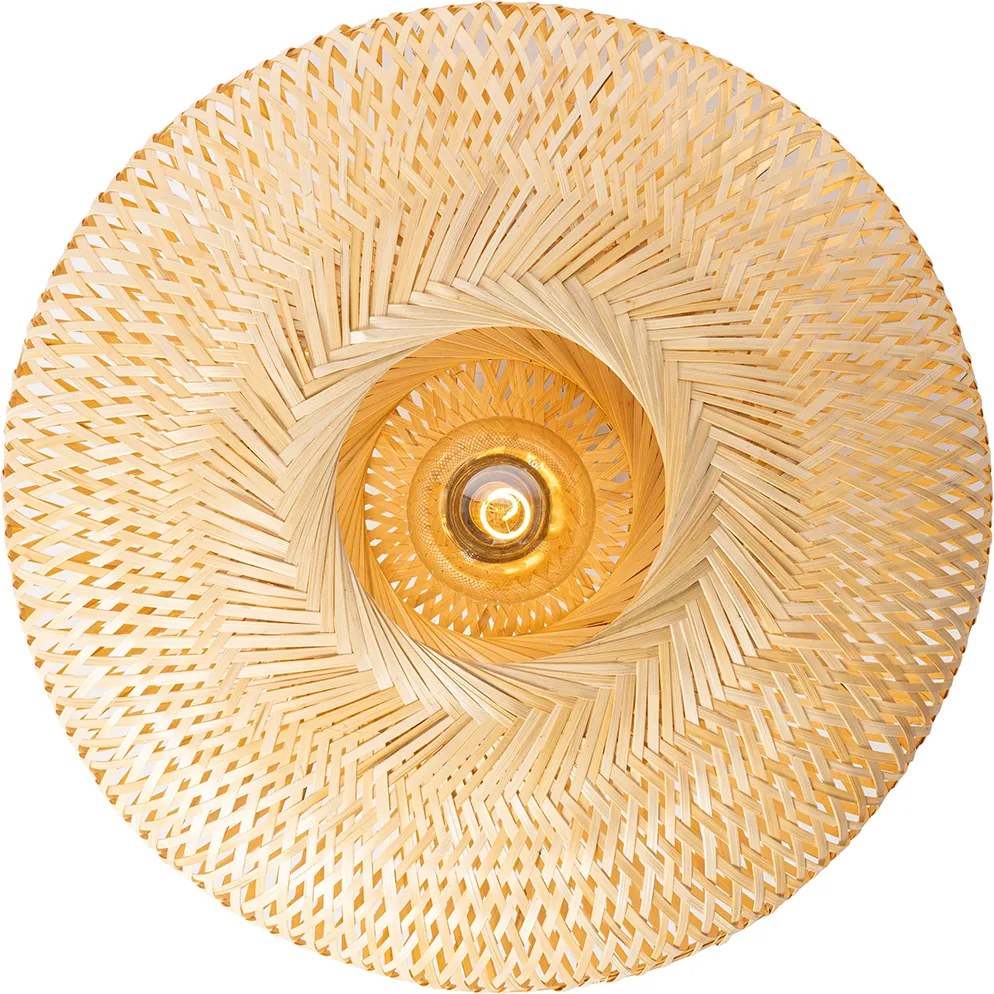 Smart plafondlamp bamboe 50 cm incl. Wifi G95 - Ostrava