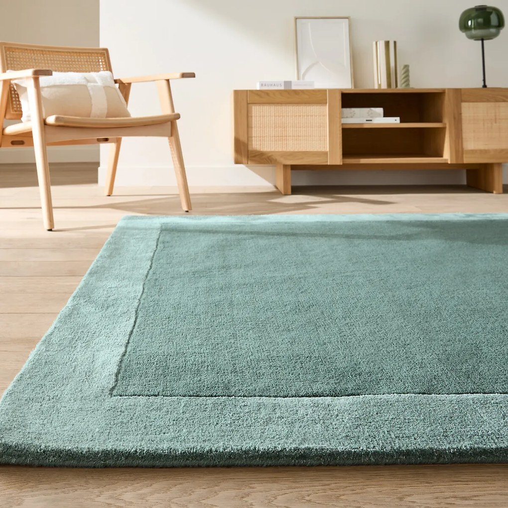 Vloerkleed in wol en viscose, Duoma