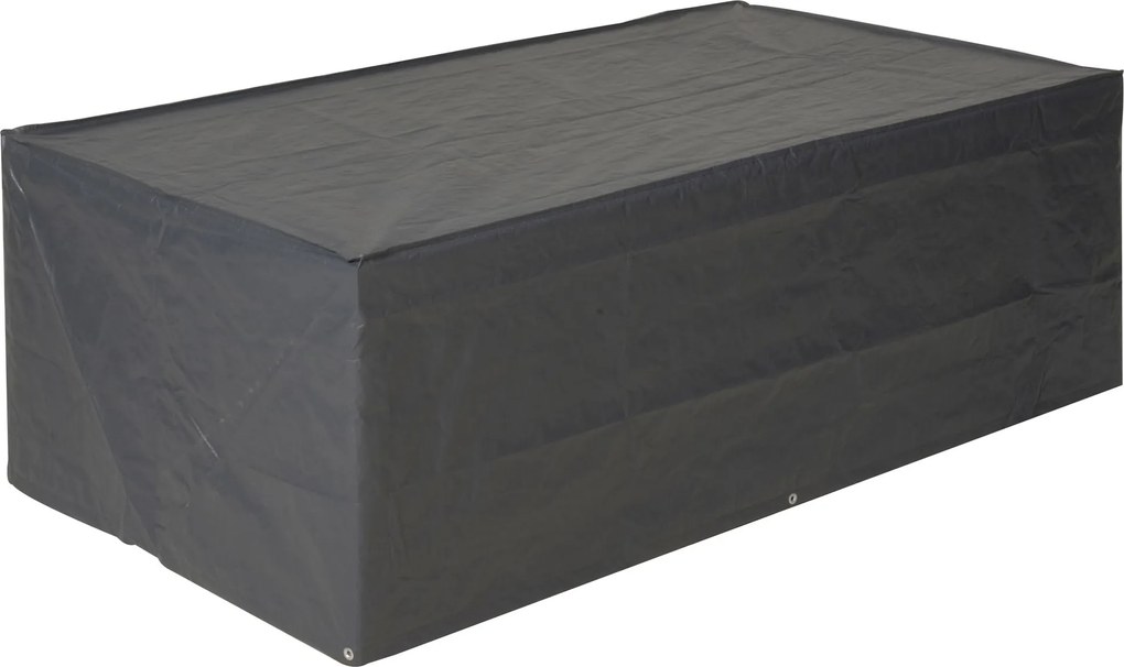 Nature hoes loungebank 2p H60x170x90c 100g/m² grafiet, met koord