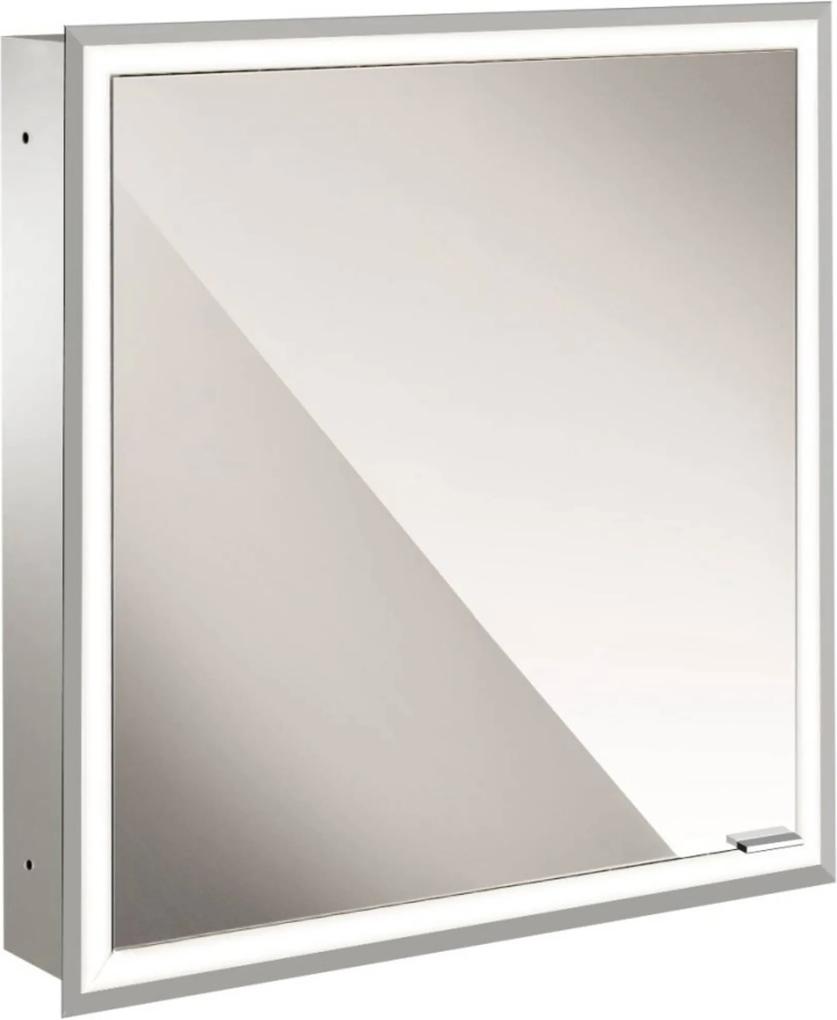 Emco Asis prime inbouw spiegelkast 60 1xdeur links-led binnen spiegel