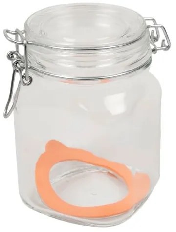 Beugelpot, glas, vierkant, 2 l
