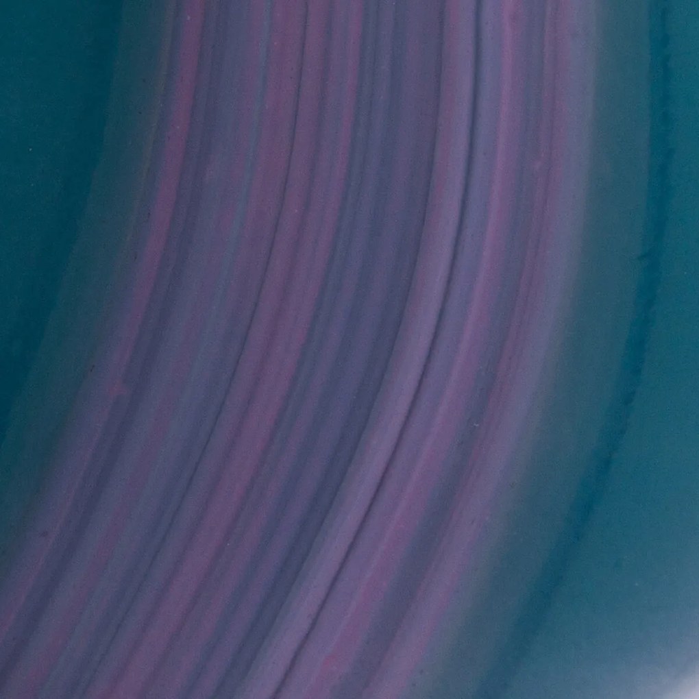 Vaas in handgeblazen glas met 3 bellen, H18 cm, Celis