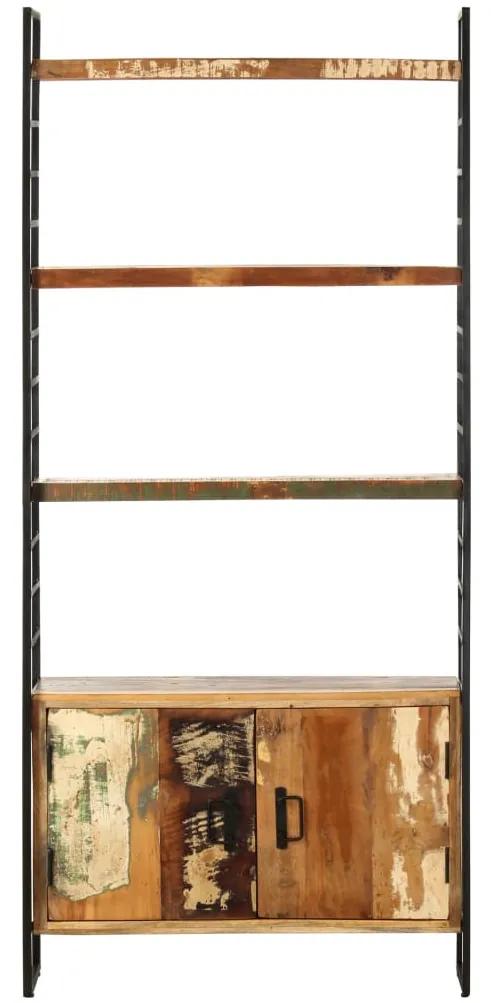 vidaXL Boekenkast met 4 schappen 80x30x180 cm massief gerecycled hout