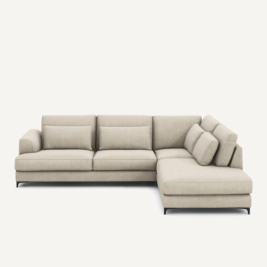 Omvormbare hoekbank rechts, katoen en linnen, Marsile