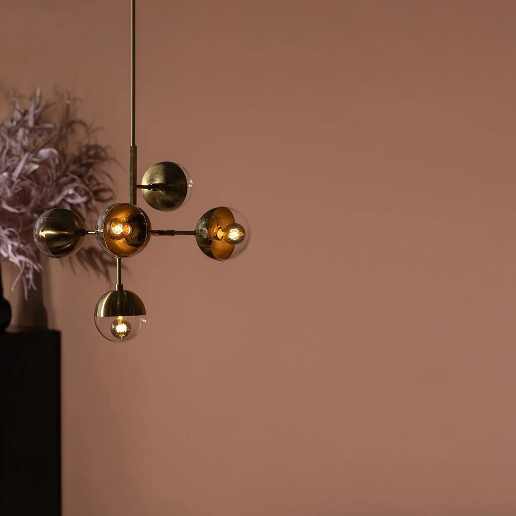 BePureHome Globular Messing Hanglamp Vintage