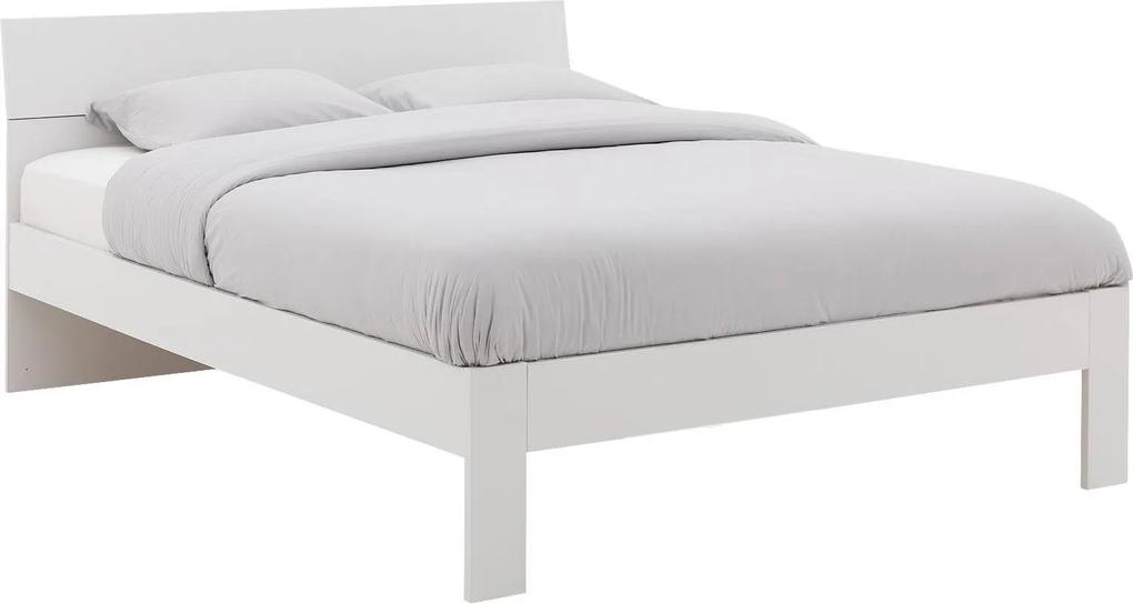 Goossens Basic Bedframe Flen White, 140 x 200 cm