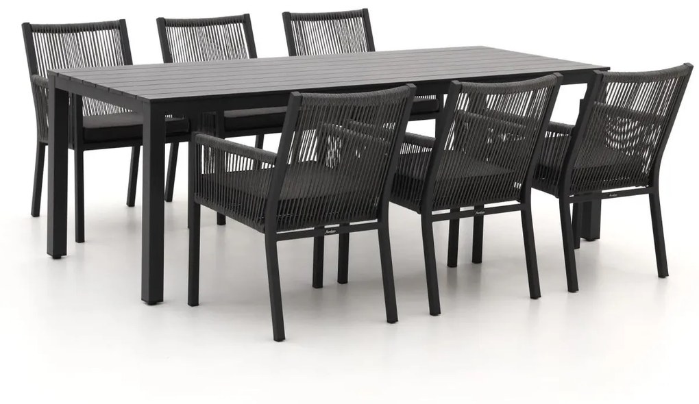 Diningset Manifesto  | 6 personen | Tuinset aluminium | 7-delig | Kees Smit Tuinmeubelen