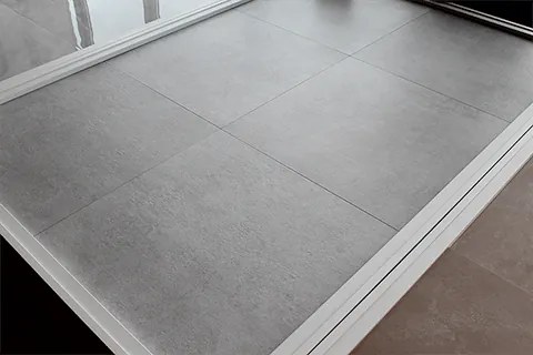 Vloertegel 60x60 Cm Betonlook Bonn Wit Grijs RBT115