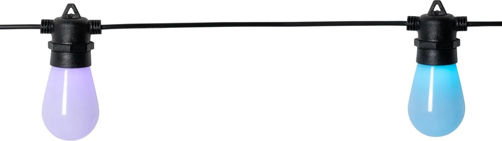 Smart lichtsnoer LED 15 meter 15-lichts opaal RGBW IP44 - Chill